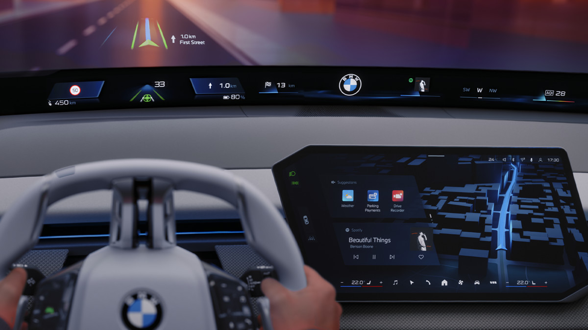 CES 2025: Explore BMW’s Innovative Panoramic iDrive Display for the Neue Klasse Electric Vehicle