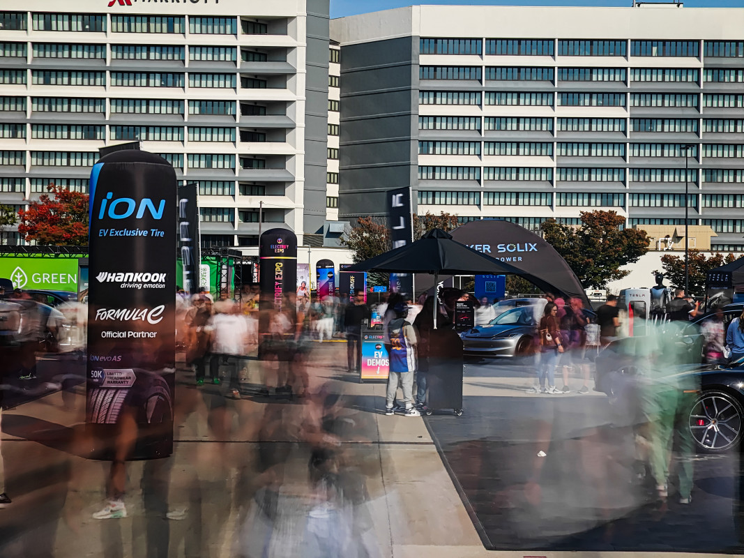 I went to an EV expo. Here are the brands people lined up to test drive