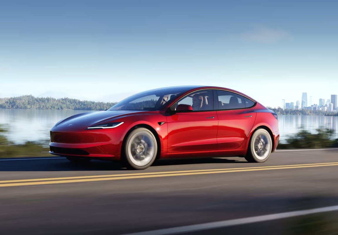 Tesla Model 3 Named Safest New Car in Europe for 2025