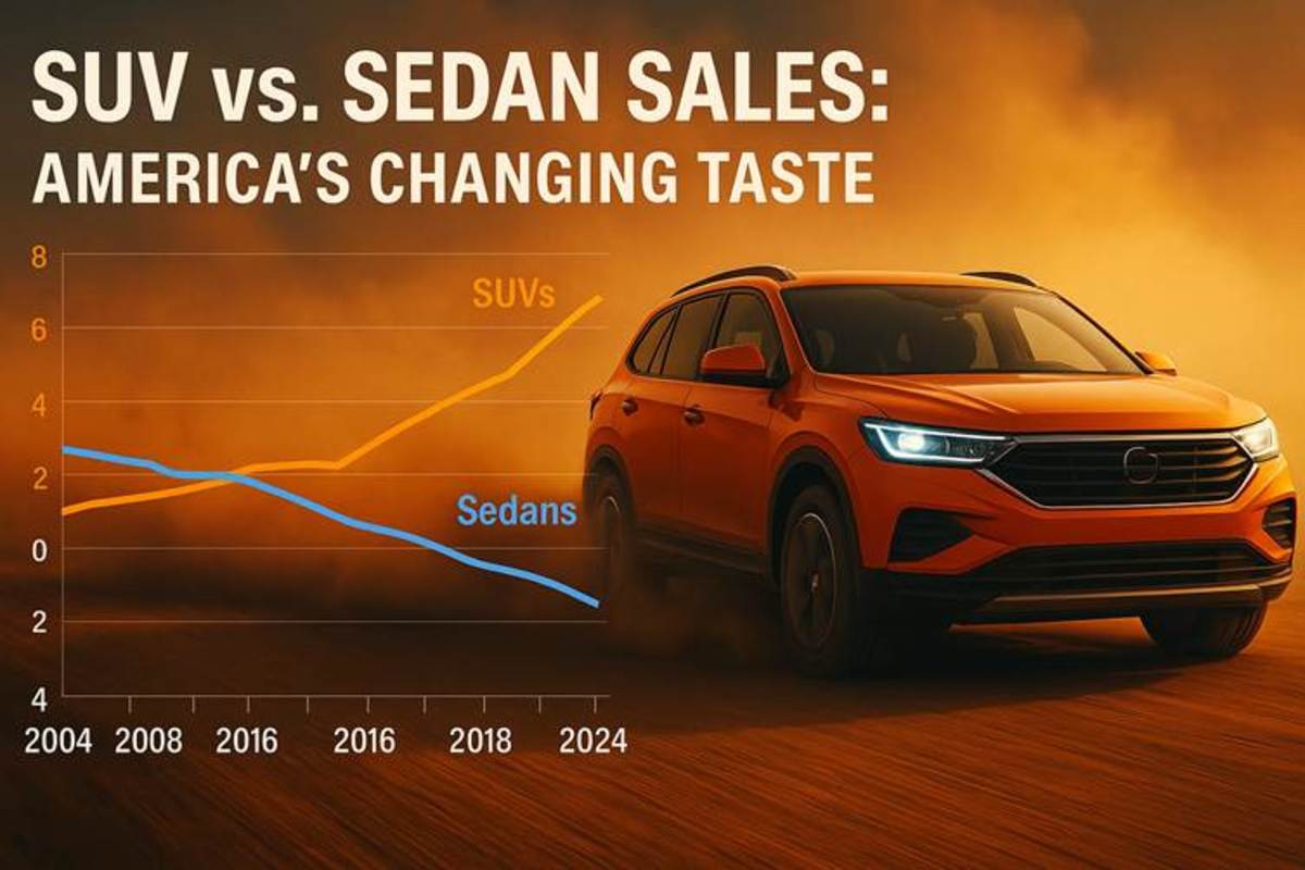 SUVs vs Sedans: The Data Behind America's New Favorite Car