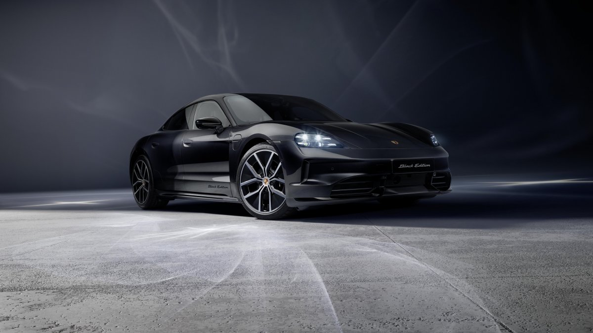 2026 Porsche Taycan Black Edition Is Batman's Dream Sedan