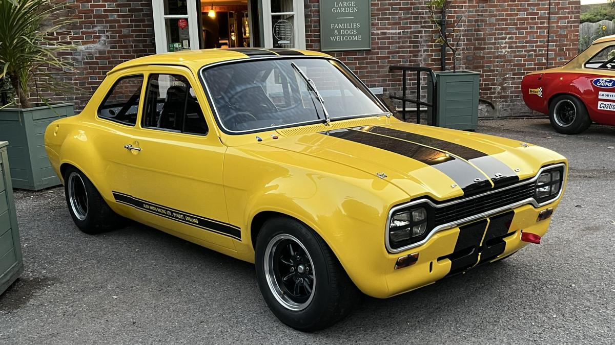 Boreham Motorworks Alan Mann 68 Edition Ford Escorts appear at Goodwood