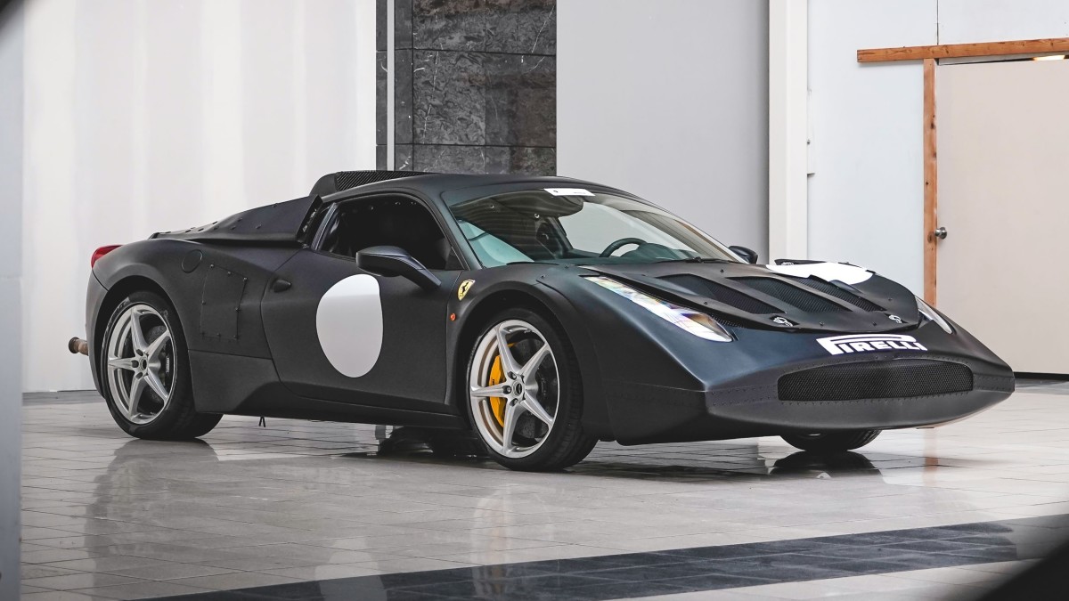 This Obscure Ferrari 458 With A Mysterious and Important Backstory is Up For Auction