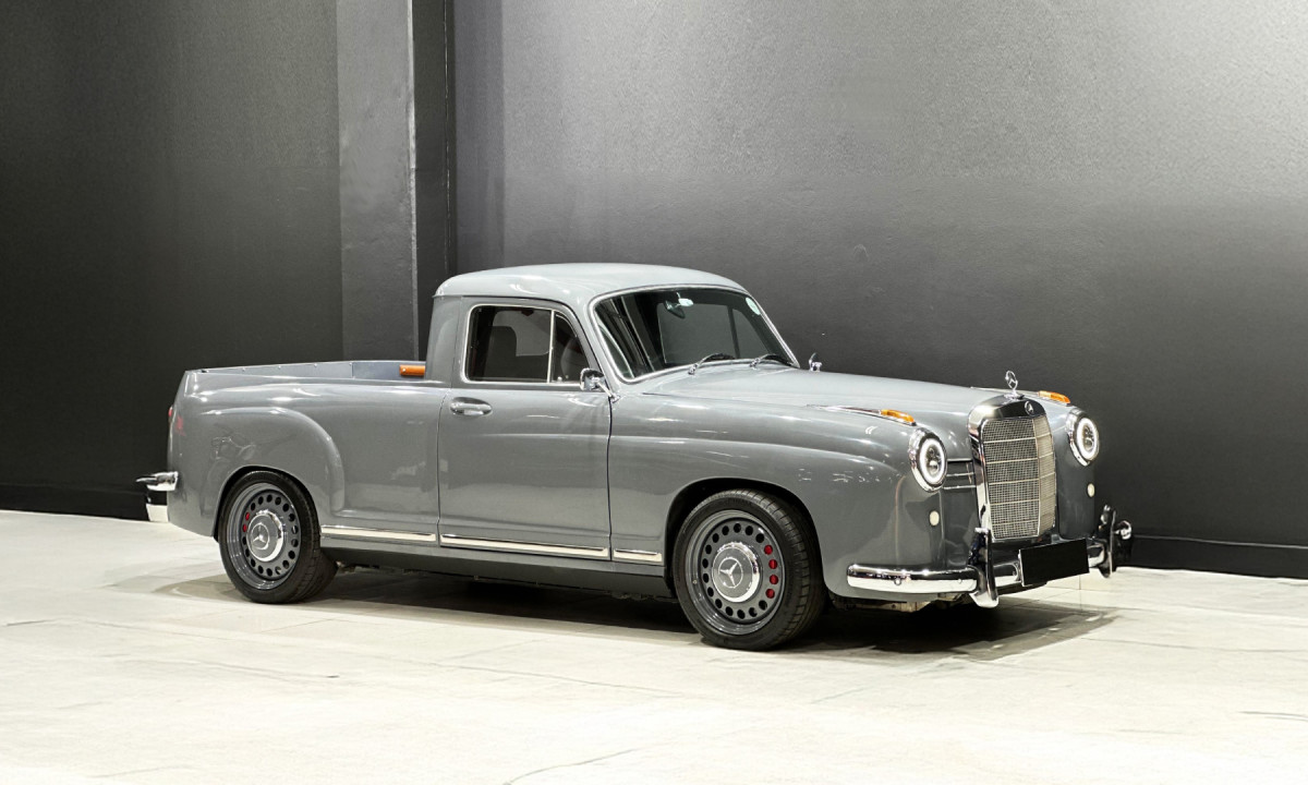 This Looks Like A Rare Mercedes W120 Pickup, But It's Actually An AMG A45 Truck