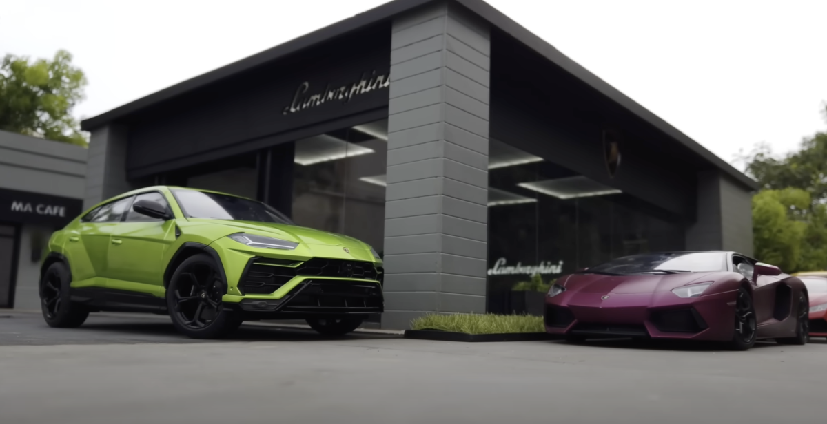 This Lamborghini Dealership Is 1/18 Scale — And You Can Actually Afford The Cars