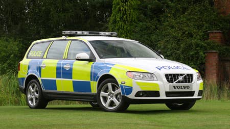 New Volvo V70 Police Car debuts in UK - Autoblog