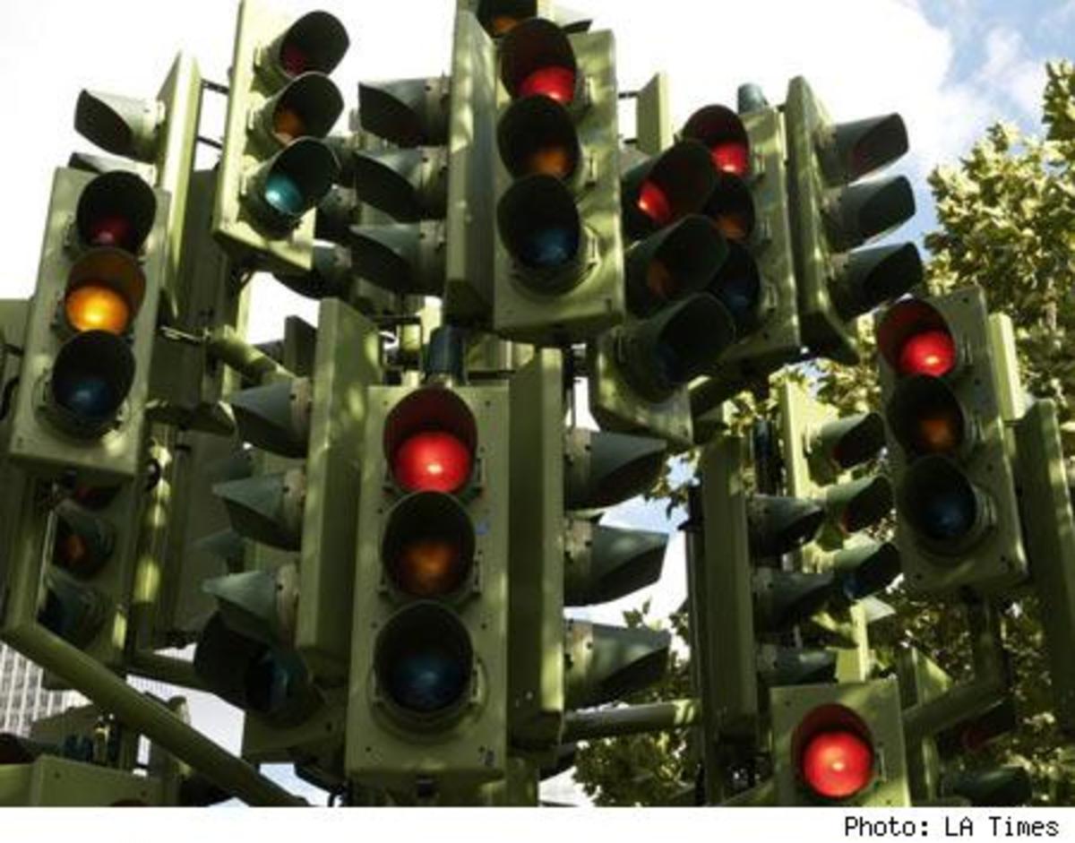 Two L.A. traffic engineers charged with sabotage, hacking traffic