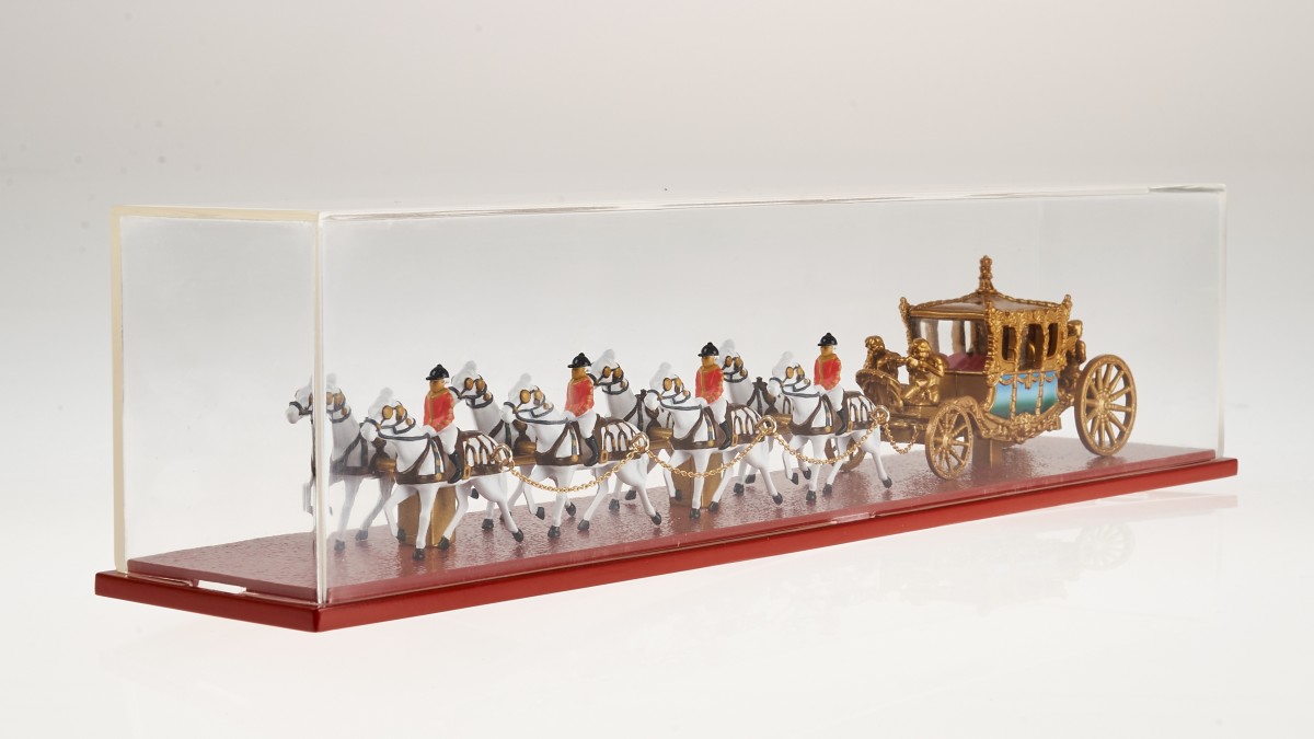 Matchbox shrinks King Charles III's Gold State Coach to 1/64 scale