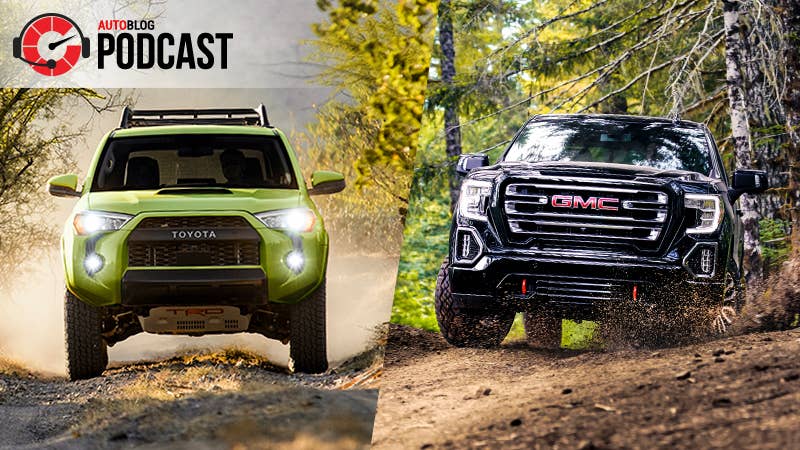 Driving the Toyota 4Runner TRD Pro and GMC Sierra AT4 | Autoblog ...