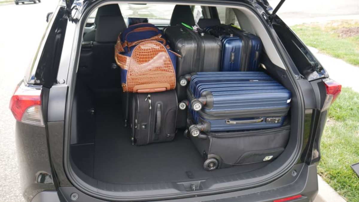Toyota RAV4 Luggage Test How much cargo space? Autoblog
