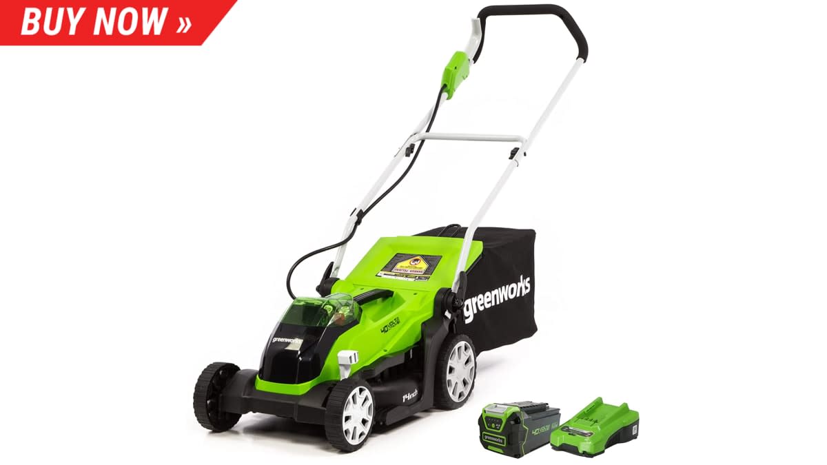 Greenworks 40v 14 inch cordless lawn mower hotsell
