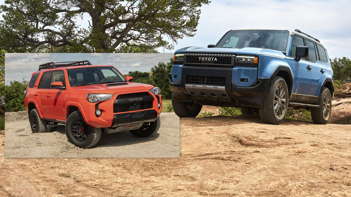 2024 Toyota Land Cruiser vs 2023 Toyota 4Runner Spec Comparison Autoblog