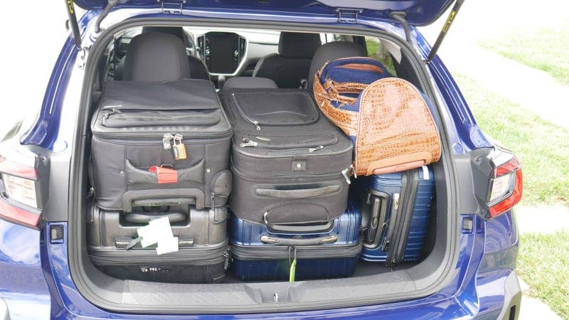 2024 Subaru Crosstrek Luggage Test: How much cargo space? - Autoblog