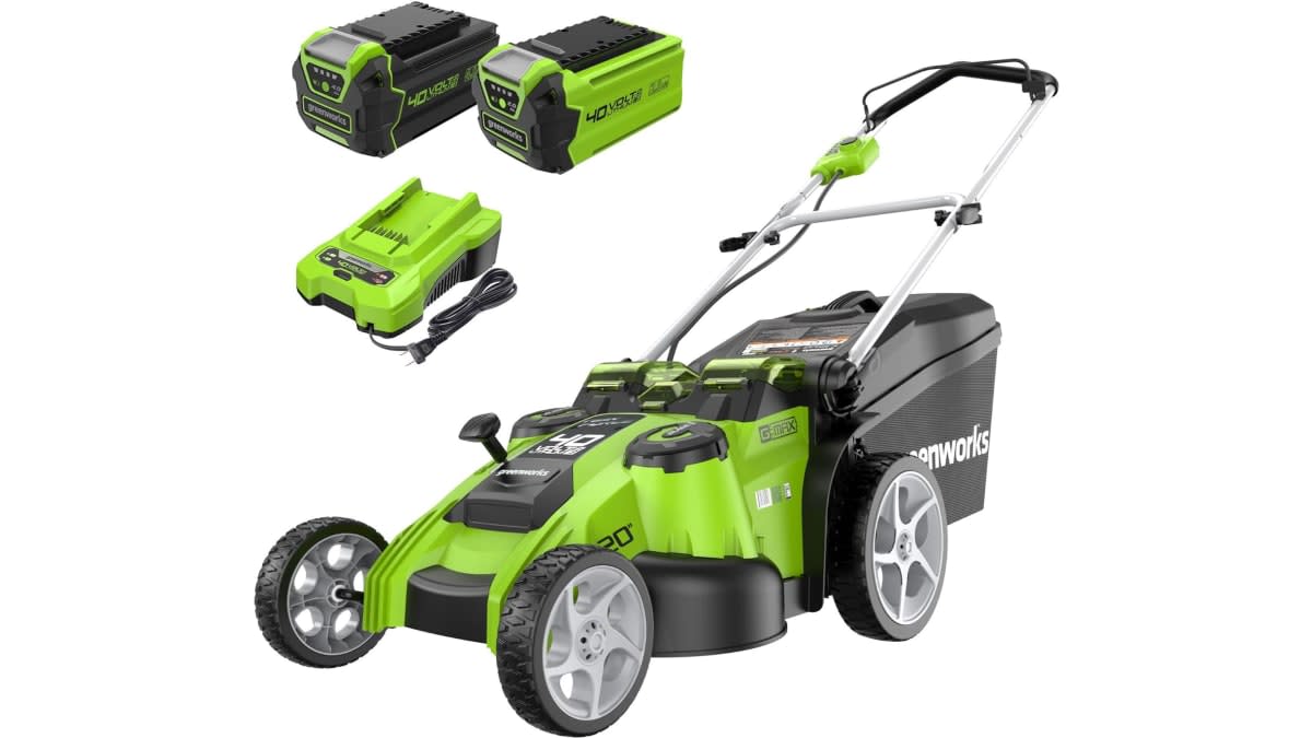 20 inch cordless lawn mower sales