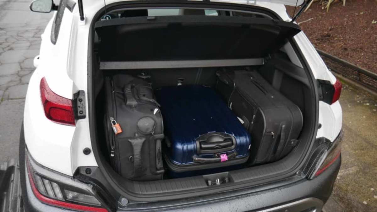 Hyundai Kona Luggage Test (2017-2023): How much cargo space? - Autoblog