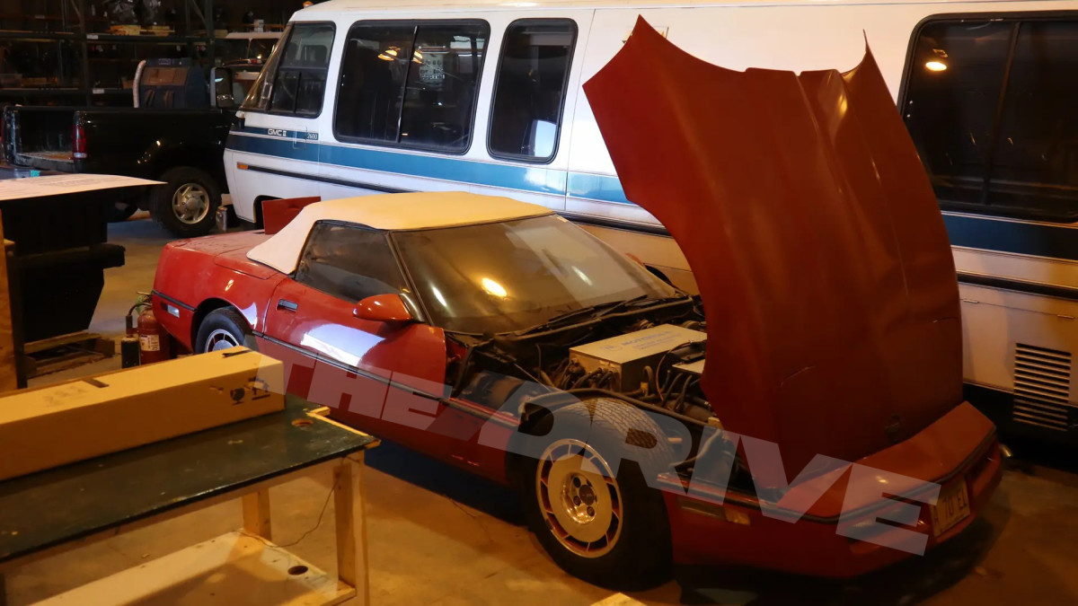 Motorola built electric Chevy Corvette C4 found in Illinois scrapyard Autoblog