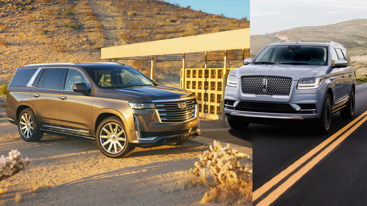 2021 Cadillac Escalade vs. 2020 Lincoln Navigator How they compare on