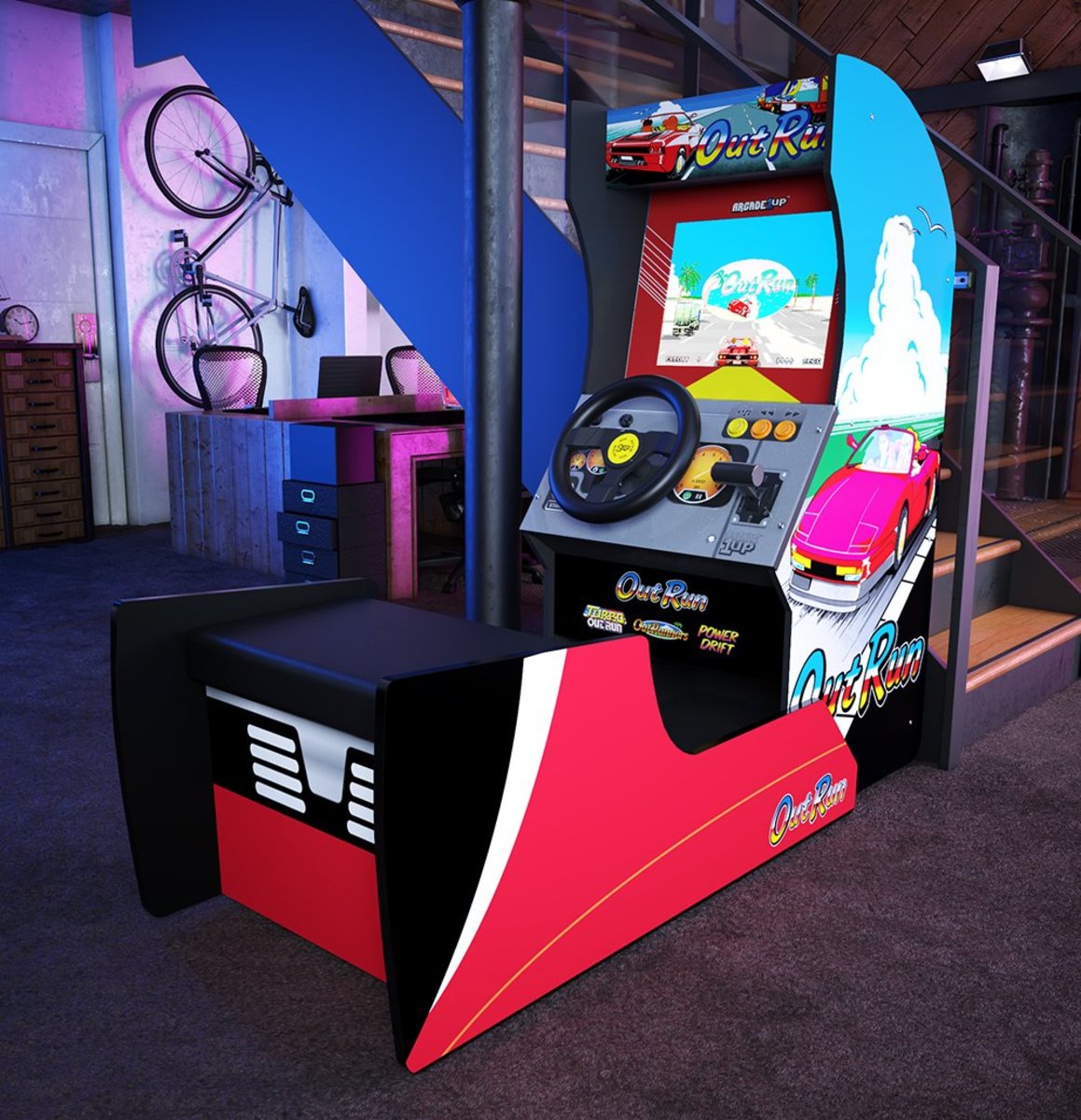 This 500 Out Run arcade relives 1980s 8bit racing Autoblog