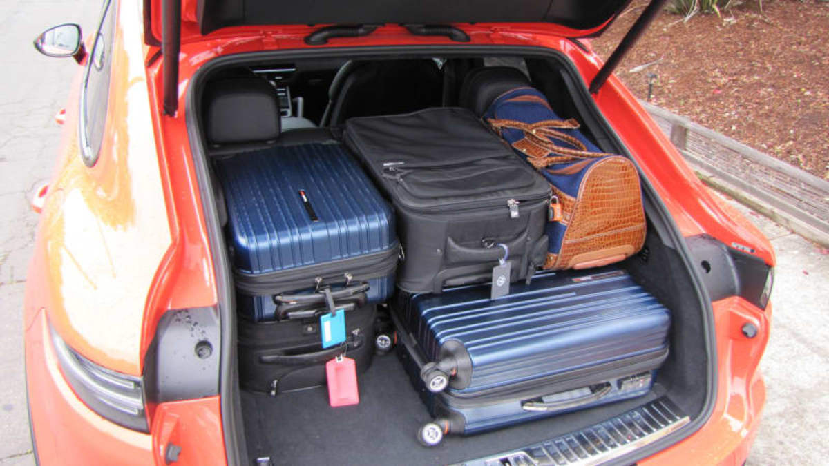 Ford Mustang Mach E Luggage Test How much cargo space Autoblog