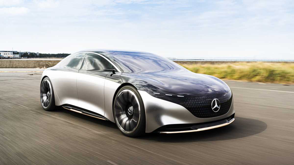 Driving the Mercedes Benz Vision EQS Concept in Japan Autoblog