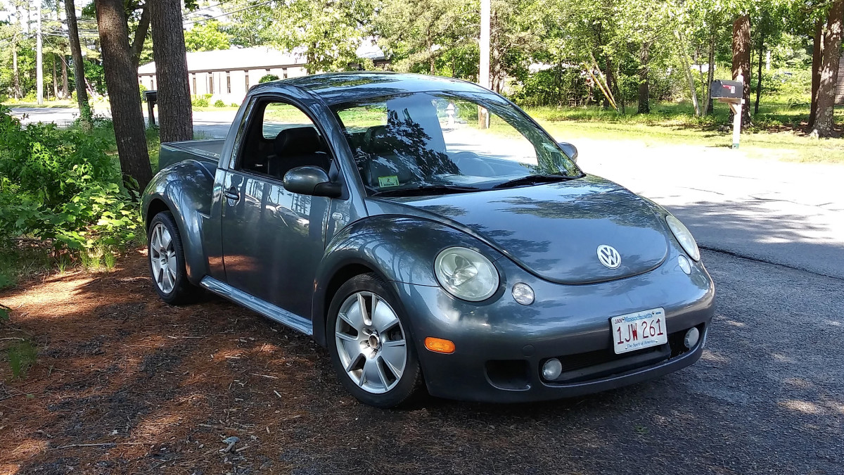 Volkswagen New Beetle pickup truck conversion is certainly unique