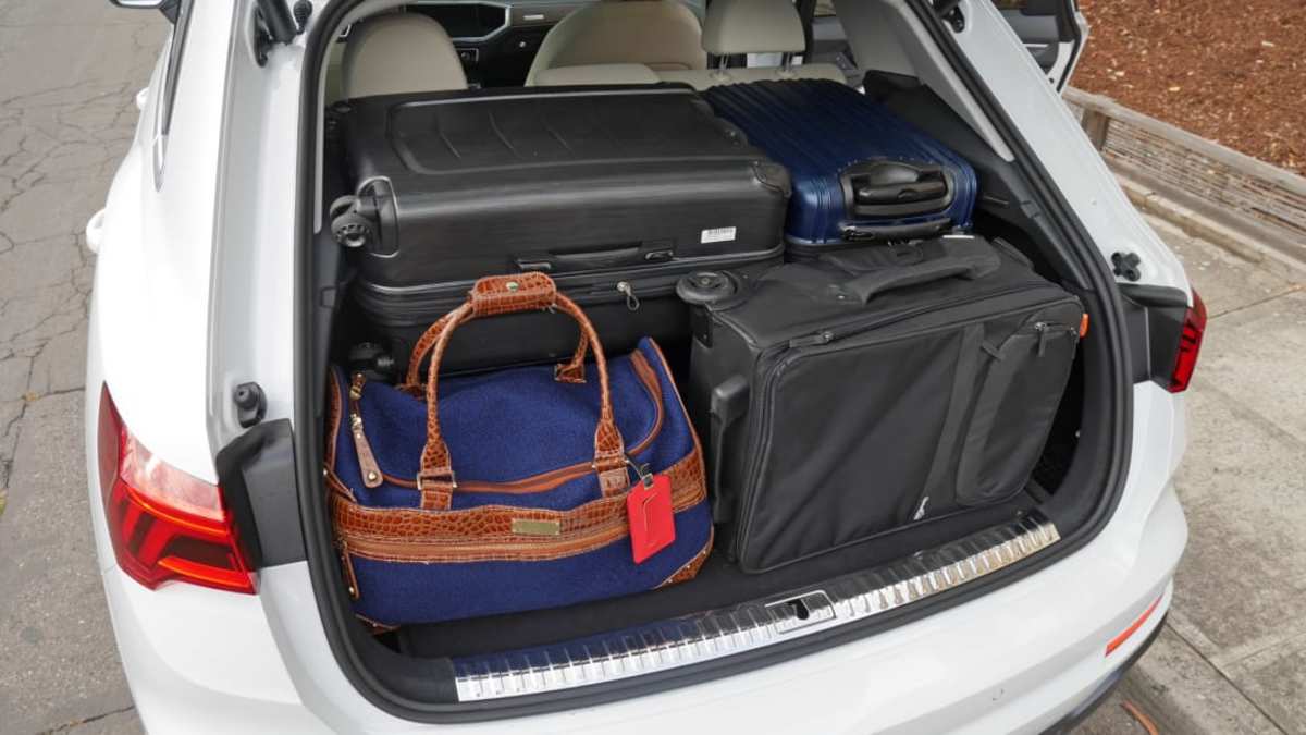 Audi Q3 Luggage Test | How big is the trunk? - Autoblog