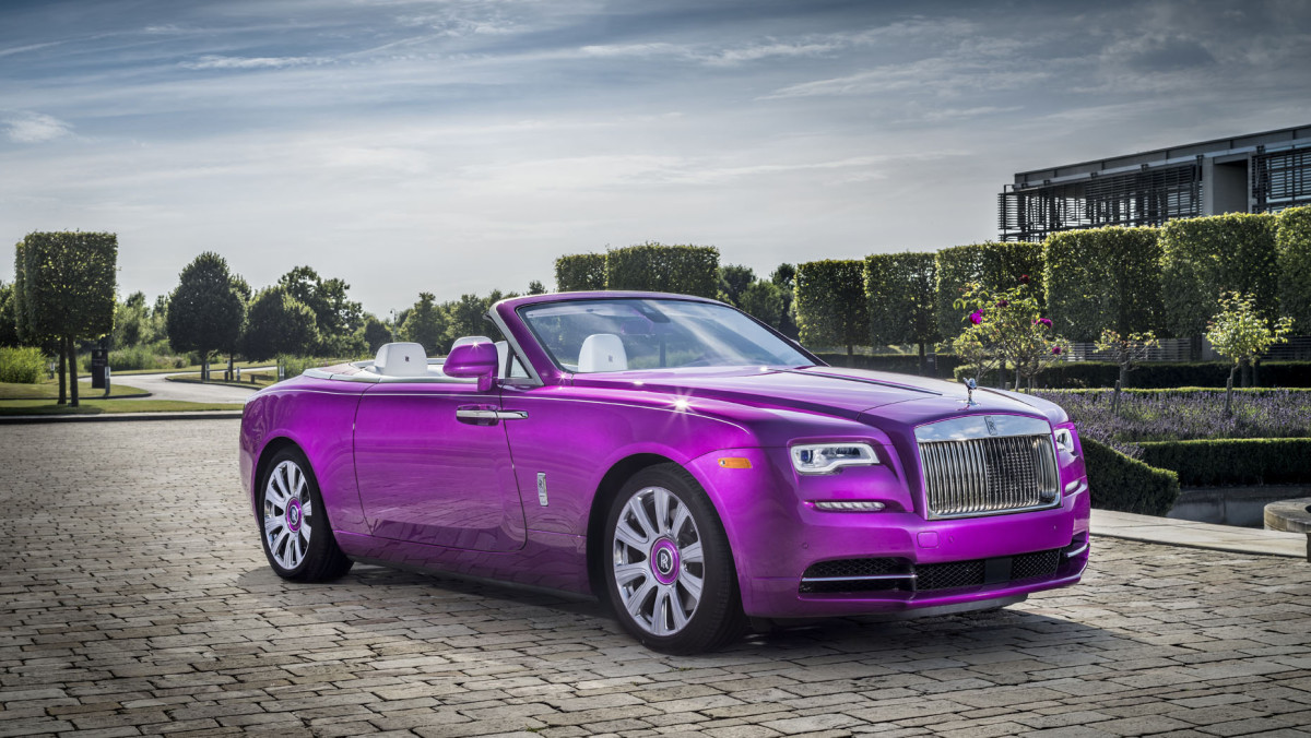 Michael Fux sure likes fuchsia now there s a Fuxia Rolls Royce Autoblog