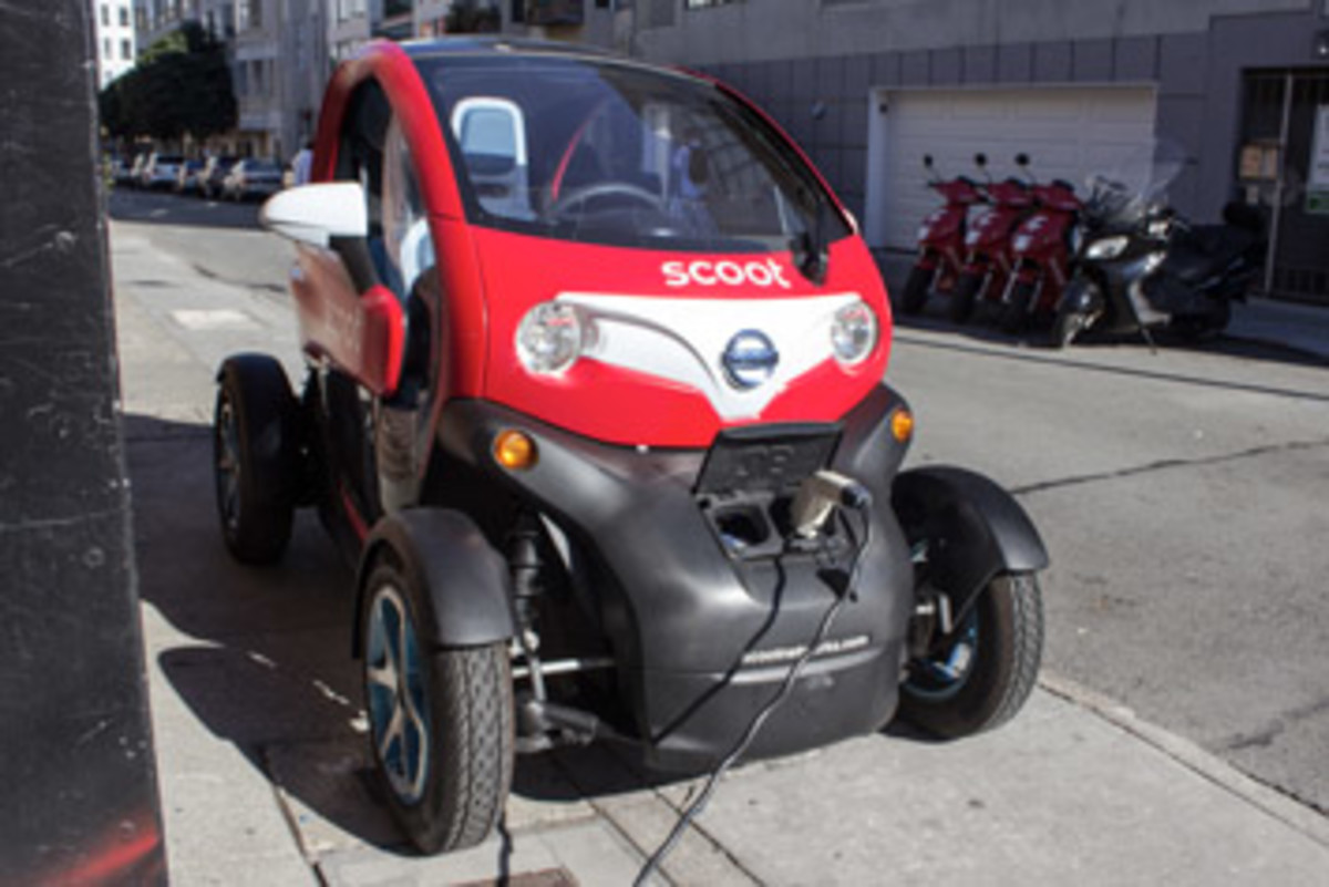 The Scoot Quad is Nissan s small step toward EV car sharing Autoblog