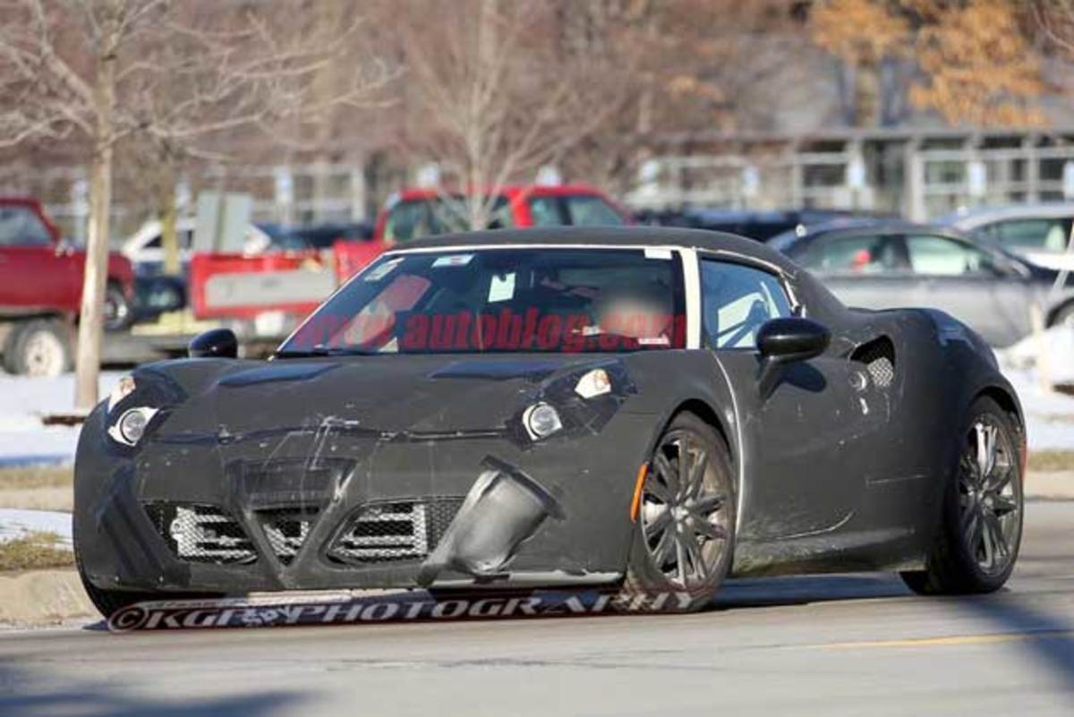 Alfa Romeo 4C spy shots reveal production interior Autoblog Car News