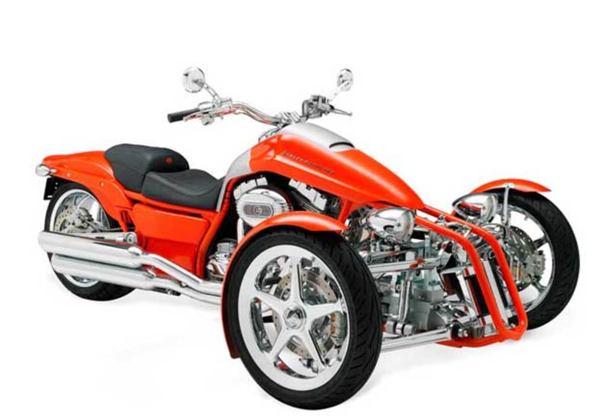 Harley Davidson shows off Penster leaning trike prototypes Autoblog