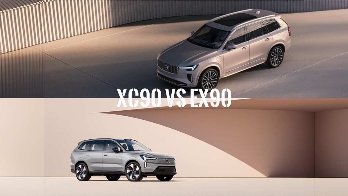 2025 Volvo XC90 PHEV vs 2025 Volvo EX90 A plugin or allelectric