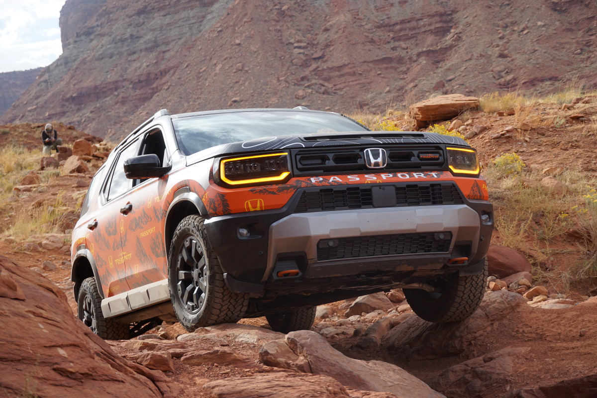 Driving the 2026 Honda Passport TrailSport OffRoad, in Moab, UT