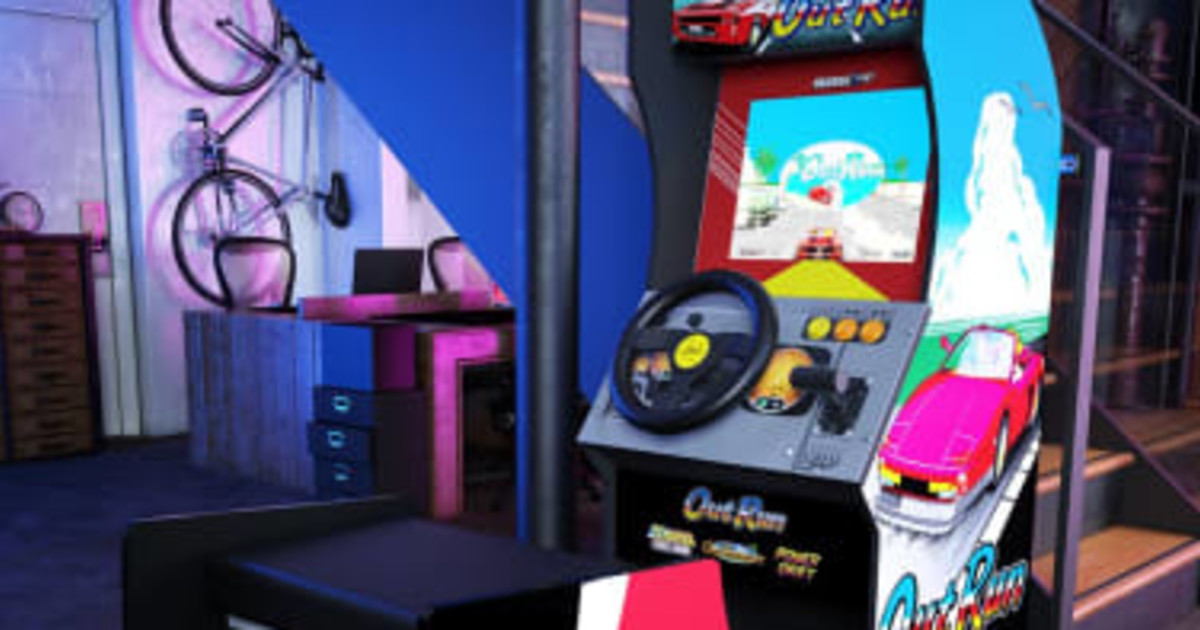 ARCADE 1UP OutRun　本体 Arcade1Up SEGA OutRun Driving Arcade Cabinet Might Not Fit in Some