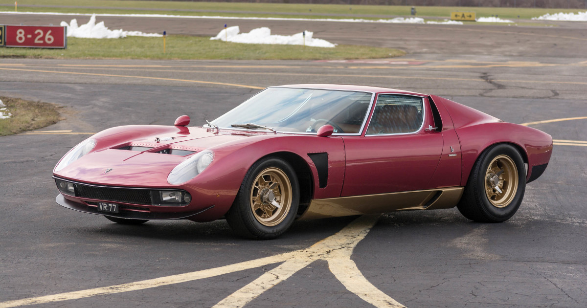 Super-rare Lamborghini Miura SV Jota promises to break records