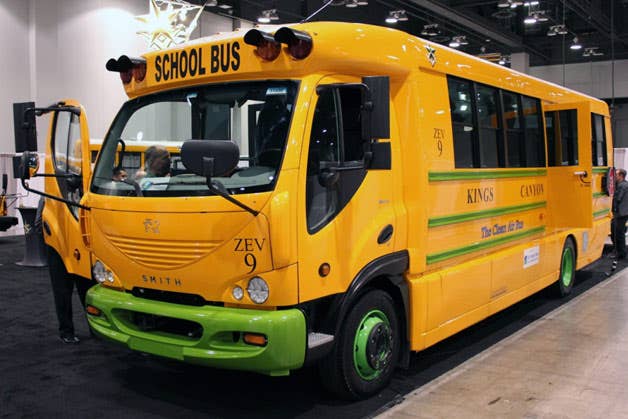 Trans Tech wheels out electric school bus with 130-mile range - Autoblog