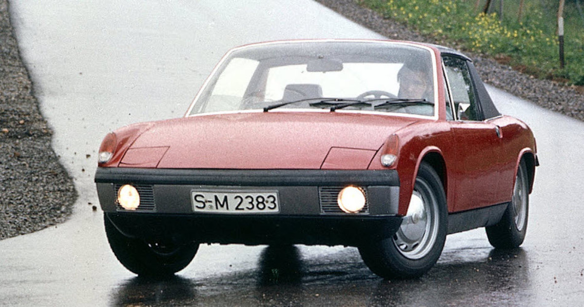 The 1970-72 Porsche 914/6 was the father of the Boxster and Cayman