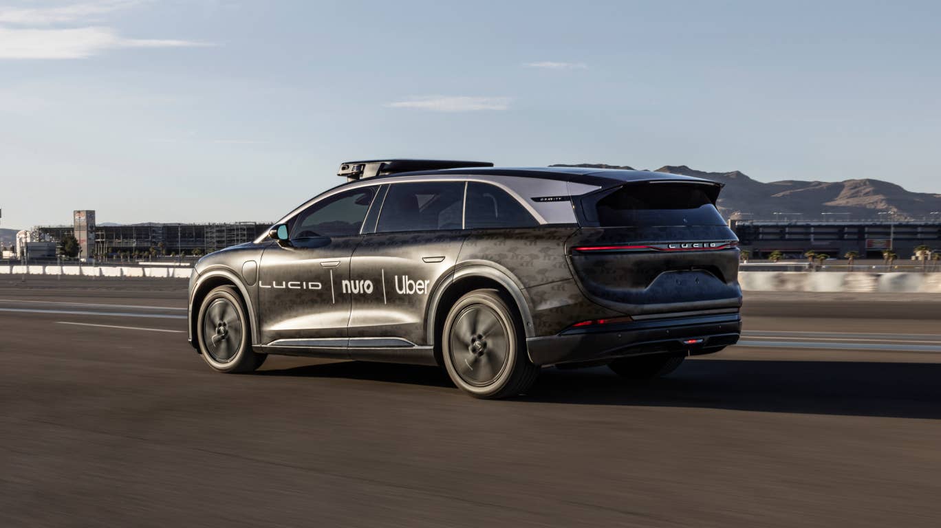 Lucid Partners with Uber and Nuro to Launch Gravity-Based Robotaxi Fleet