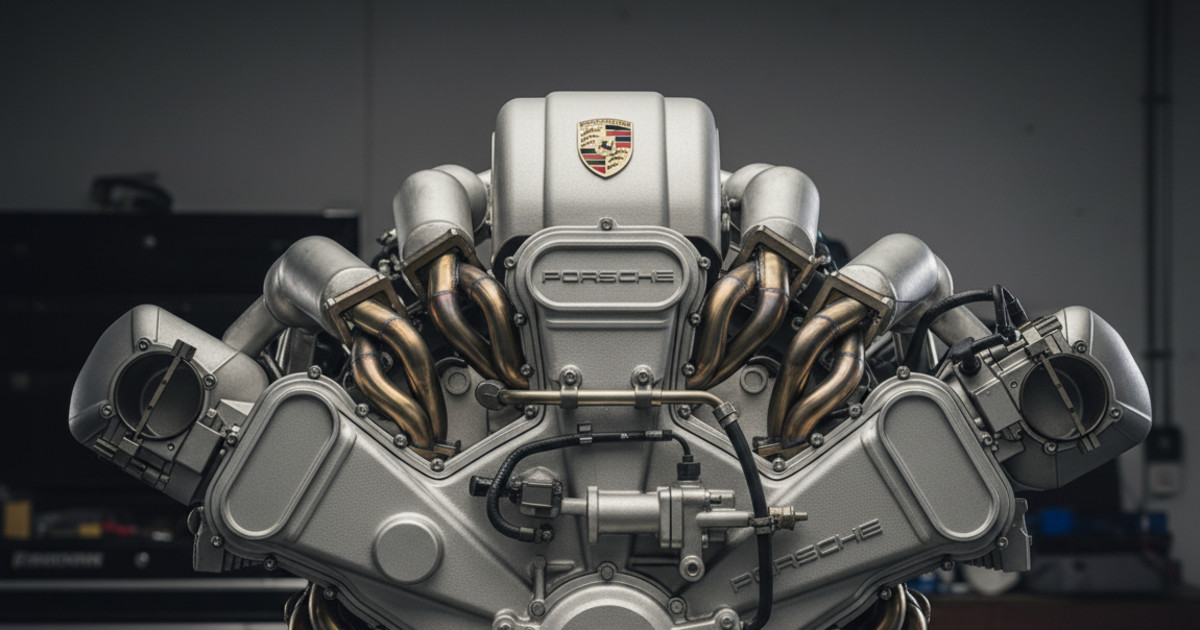 Porsche Working on Radical New W18 Engine With Three Banks of Cylinders