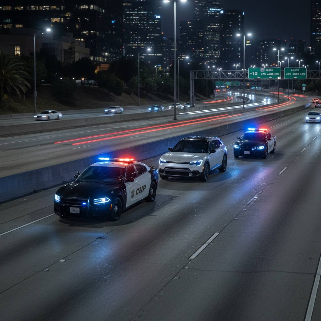 Kia EV9 Driver Found Asleep on California Freeway as Car Drove Itself