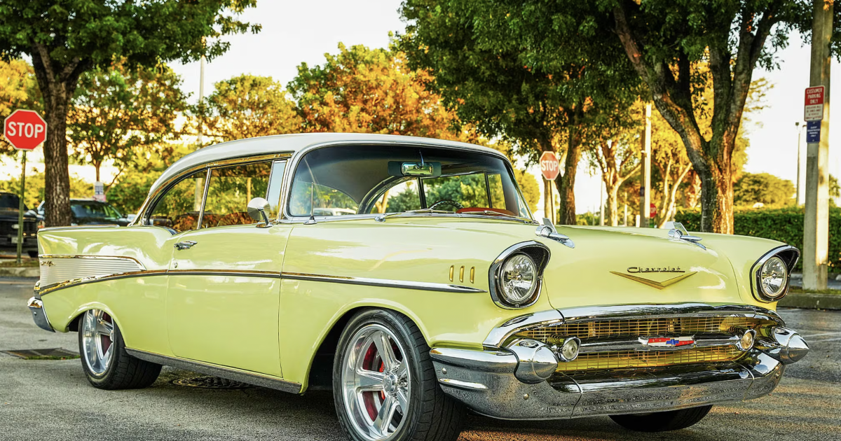 1957 Chevrolet Bel Air Restomod Supercharged For Sale With Low