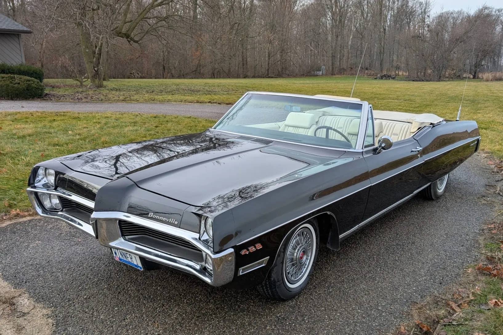 1967 Pontiac Bonneville Convertible For Sale After Single Family Ownership