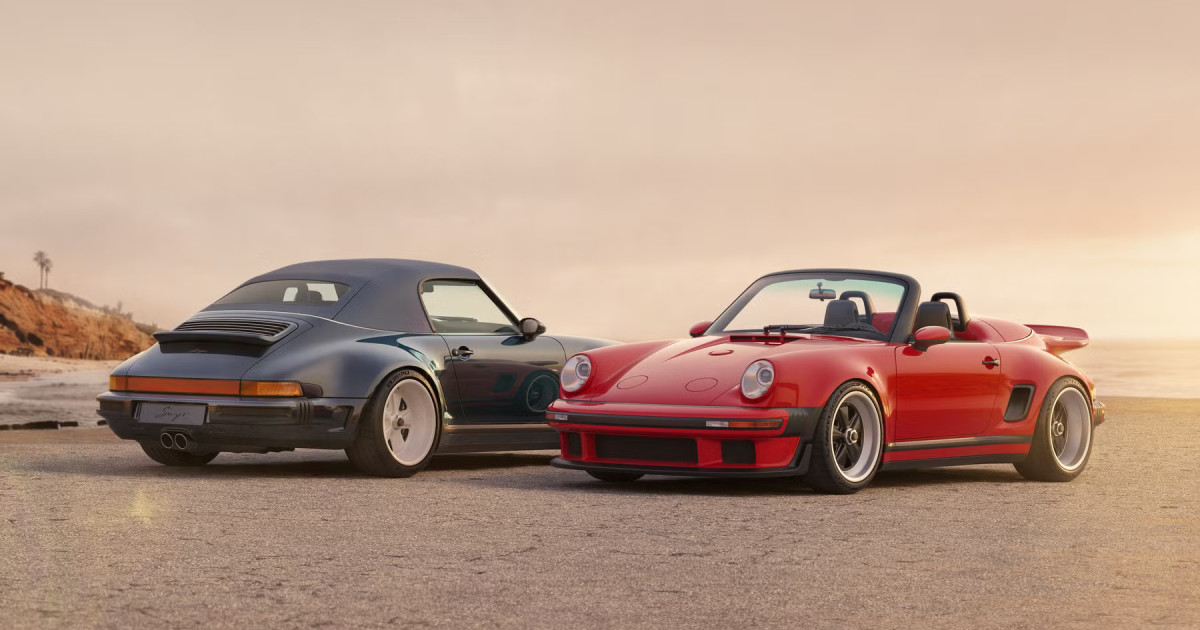 Singer's New 911 Cabriolet Pairs Turbo Widebody Looks with 4.0