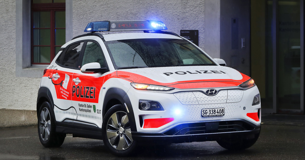 Swiss police pick Hyundai Kona Electric as EV patrol car