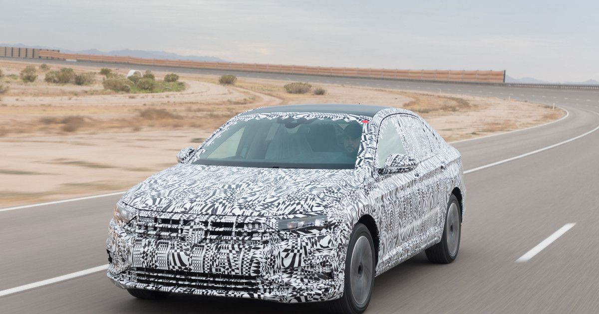 2019 Volkswagen Jetta Prototype First Drive Review | A desert ...
