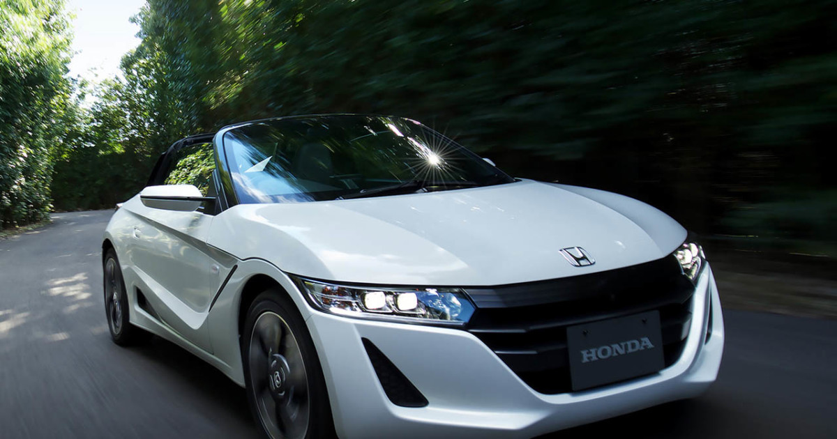エブロ 絶版 HONDA S660 レッド 1/43ミニカー