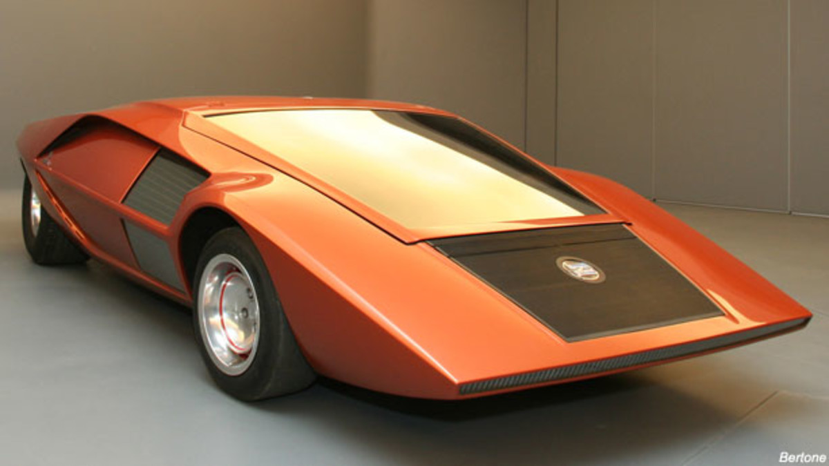 希少 STRATOS BERTONE Forgotten Concept: 1970 Bertone Stratos Zero - Autoblog
