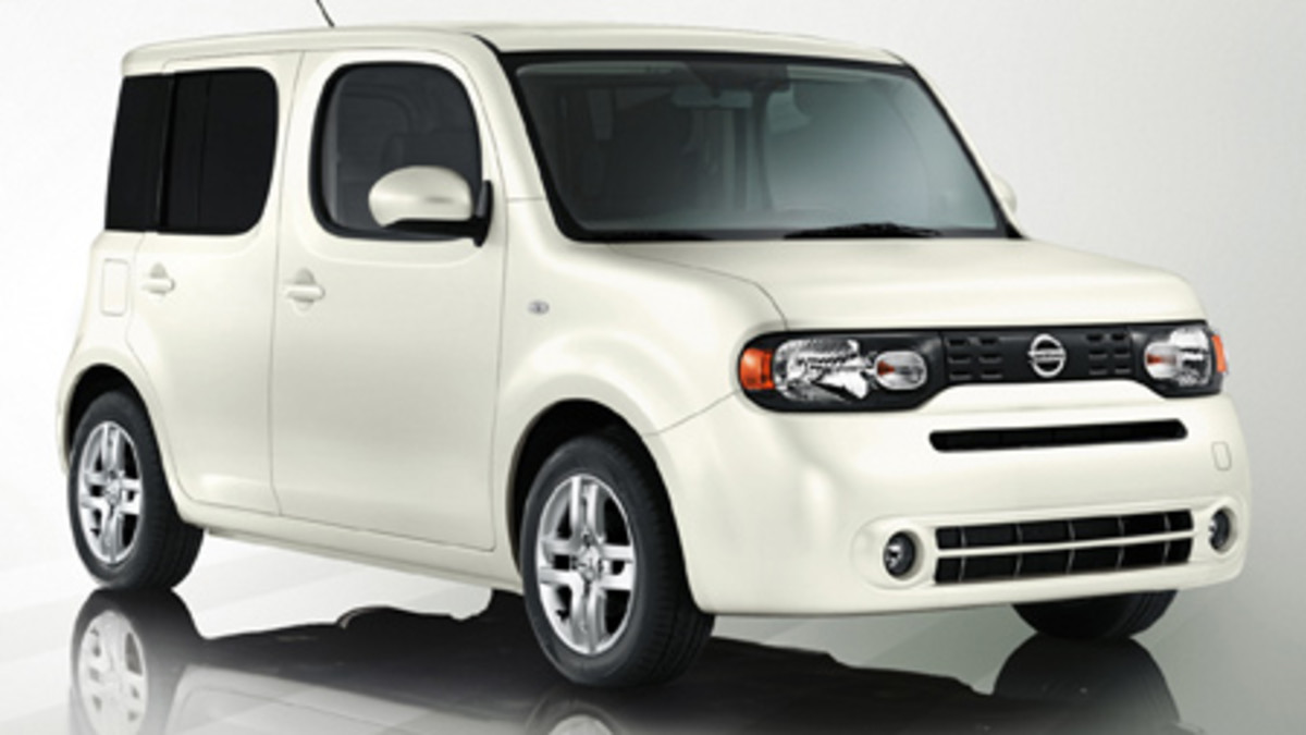 日産CUBE ホイール 画像 No.1/12] 日産がリフレッシュ＆カスタマイズした「キューブ」を