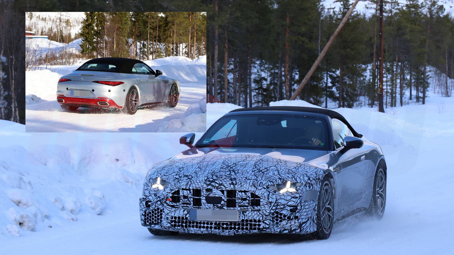 2027 Mercedes-AMG SL spy shot thumbnail