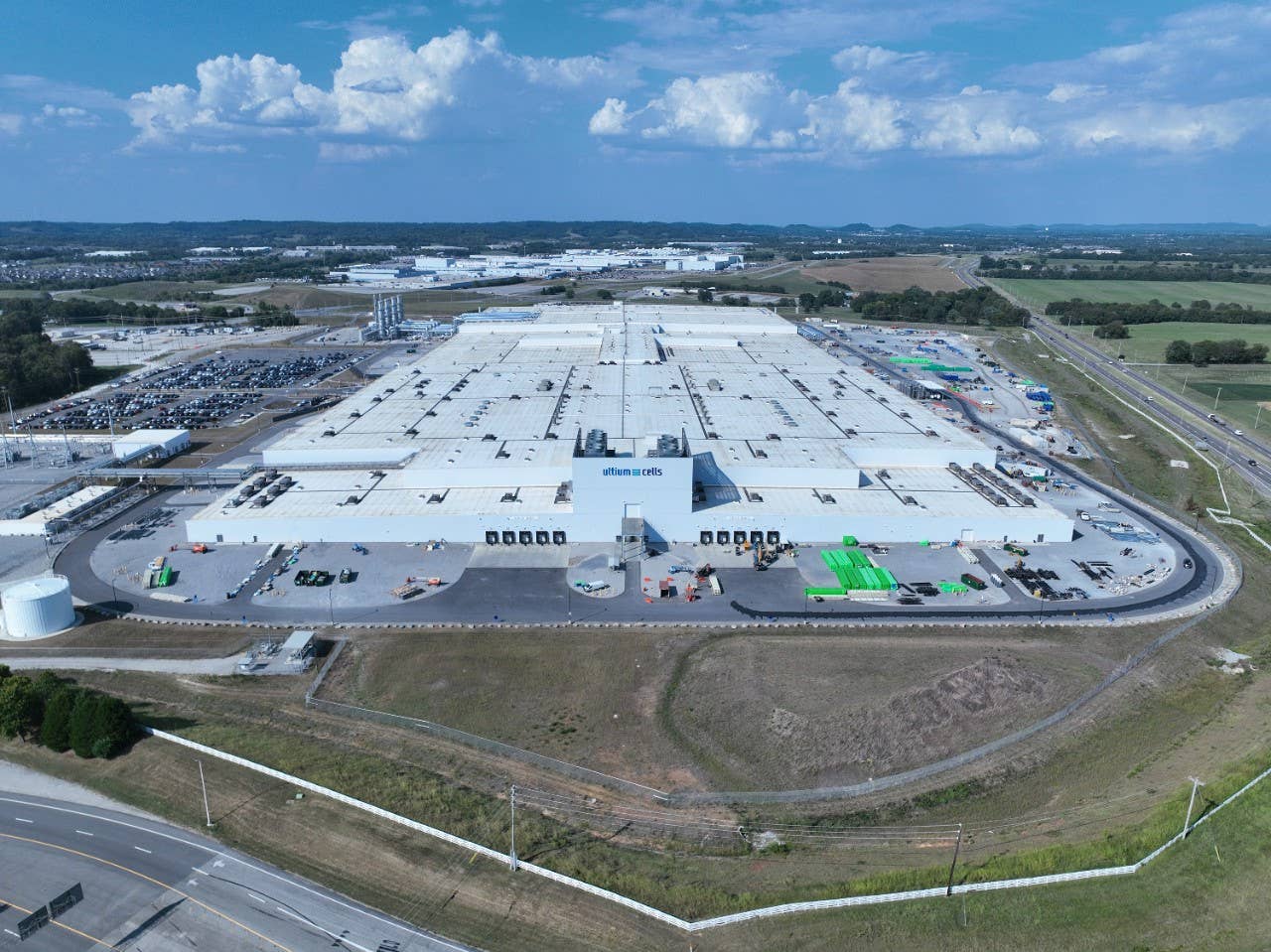 General Motors Ultium Cells LLC battery plant in Spring Hill, Tennessee.