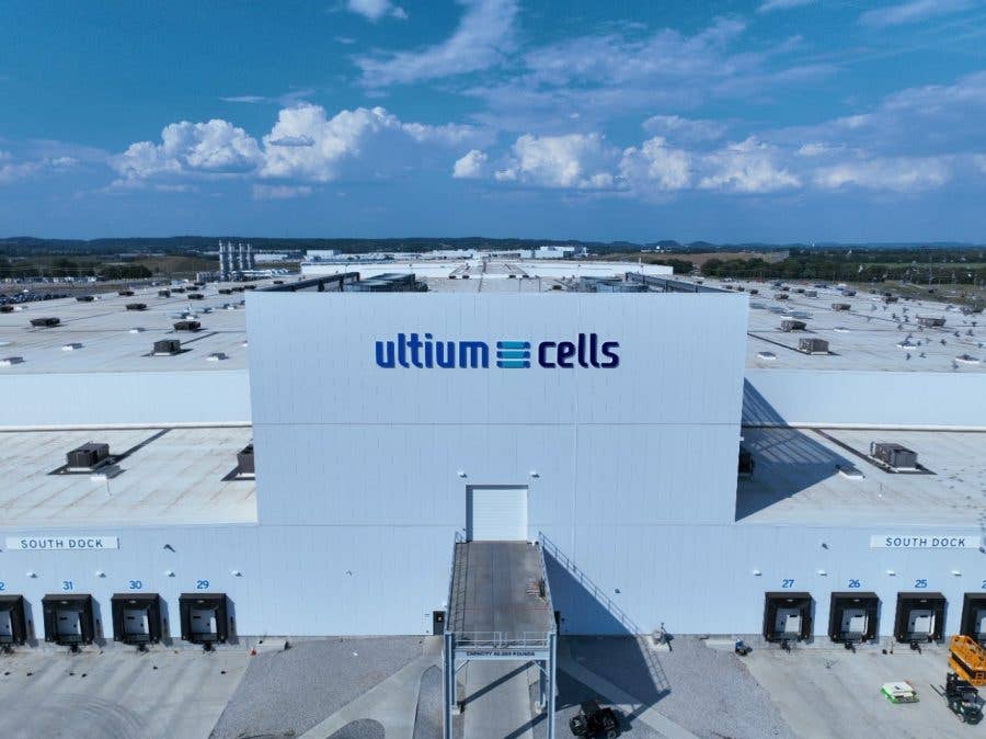 General Motors Ultium Cells LLC battery plant in Spring Hill, Tennessee.